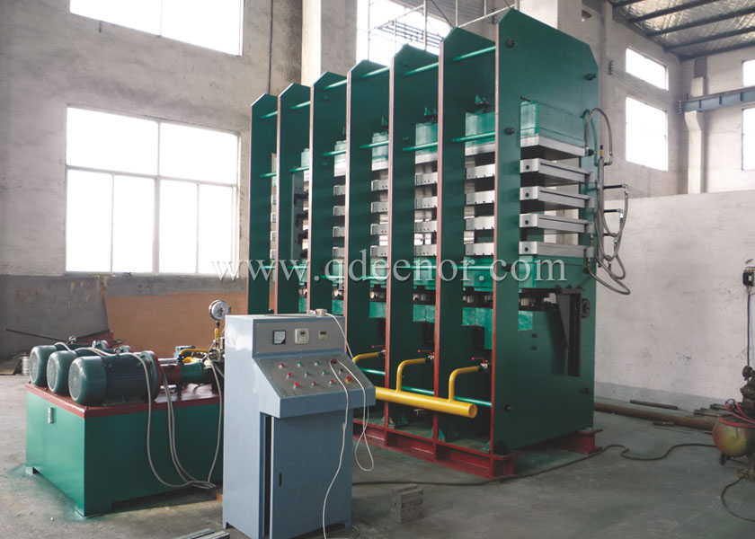 Frame type plate vulcanizing press